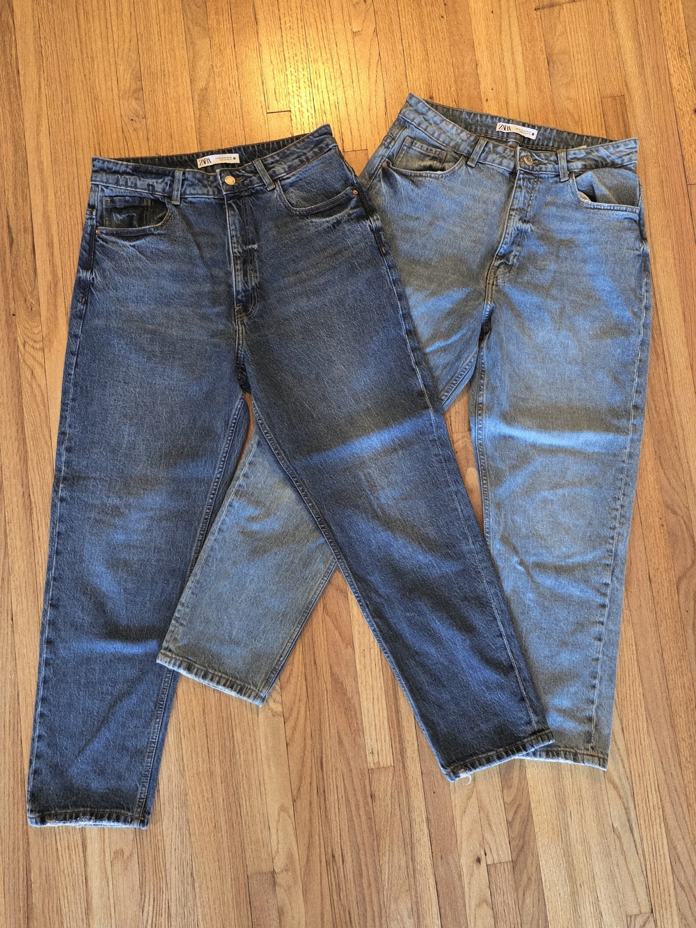 ZARA Denim Duo • Two Pairs of Jeans • Women’s 42